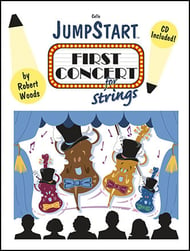 JumpStart First Concert for Strings Cello string method book cover